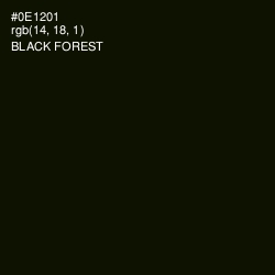 #0E1201 - Black Forest Color Image